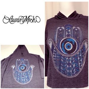 Lauren Moshi Girls Hamsa Hoodie